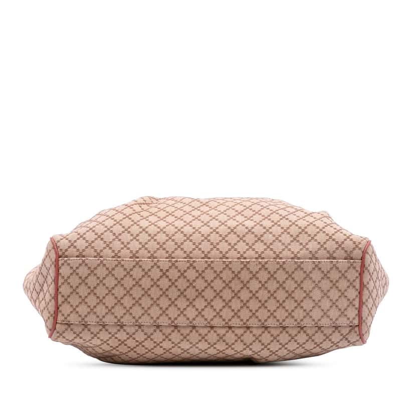 Gucci Medium Diamante Canvas Sukey Tote Brown Canvas Good condition - Inside View