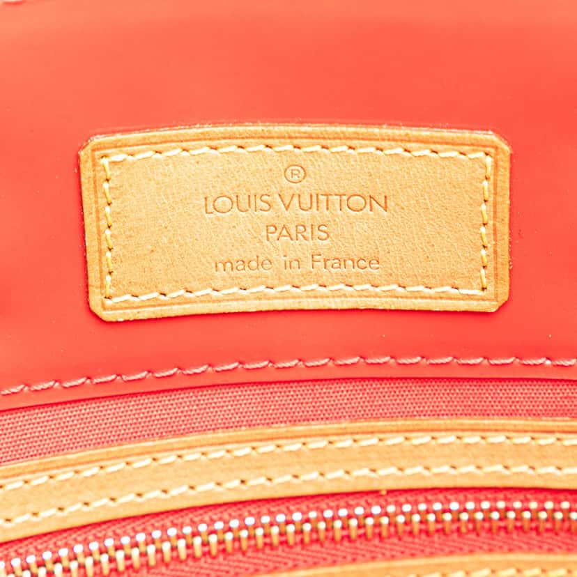 Louis Vuitton Monogram Vernis Reade PM Red Leather Good condition - Box View