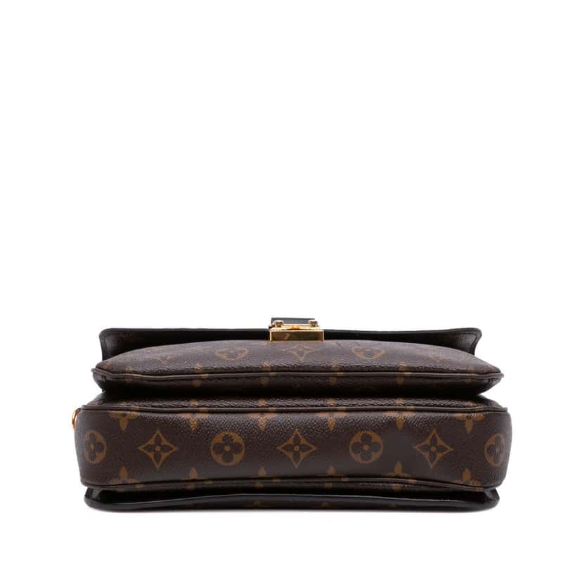 Louis Vuitton Monogram Braided Pochette Metis Brown Canvas Good condition - Inside View
