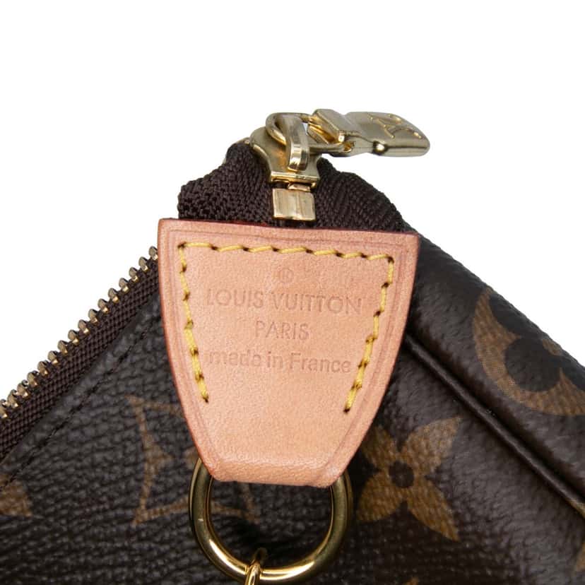Louis Vuitton Monogram Mini Pochette Accessoires Brown Canvas Good condition - Model View