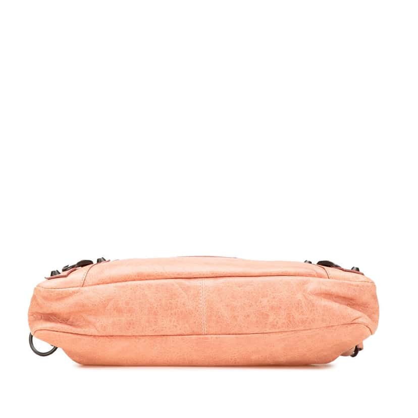 Balenciaga Lambskin Motocross Classic First Satchel Pink Leather Good condition - Inside View