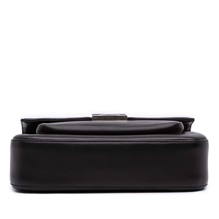 Fendi Nappa Be Baguette Crossbody Black Leather Good condition - Inside View