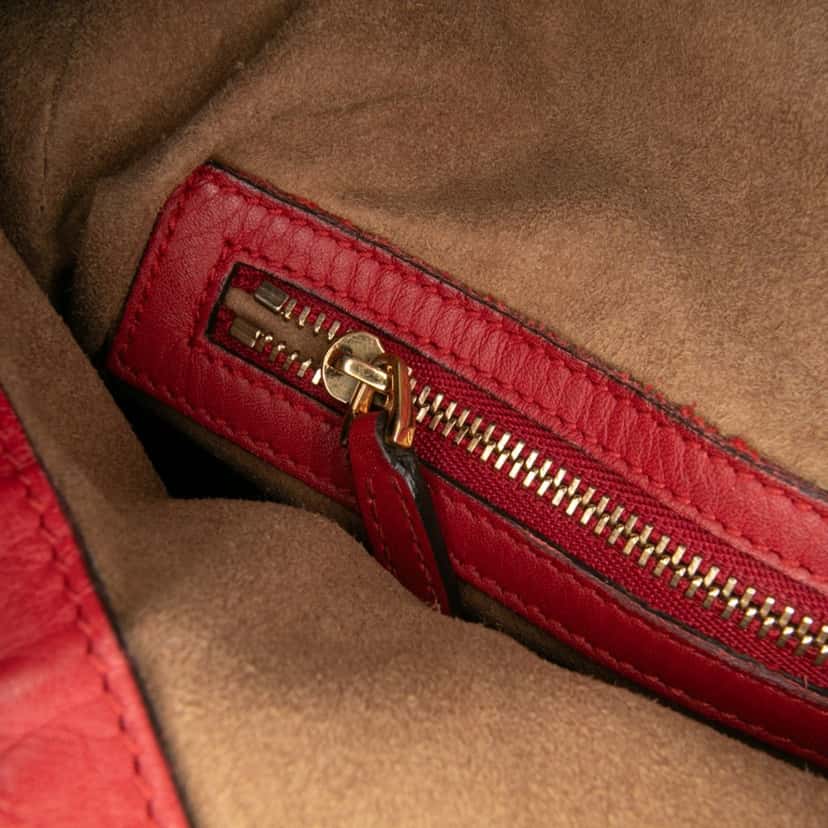 Gucci GG Supreme Linea A Satchel Brown Canvas Good condition - Box View
