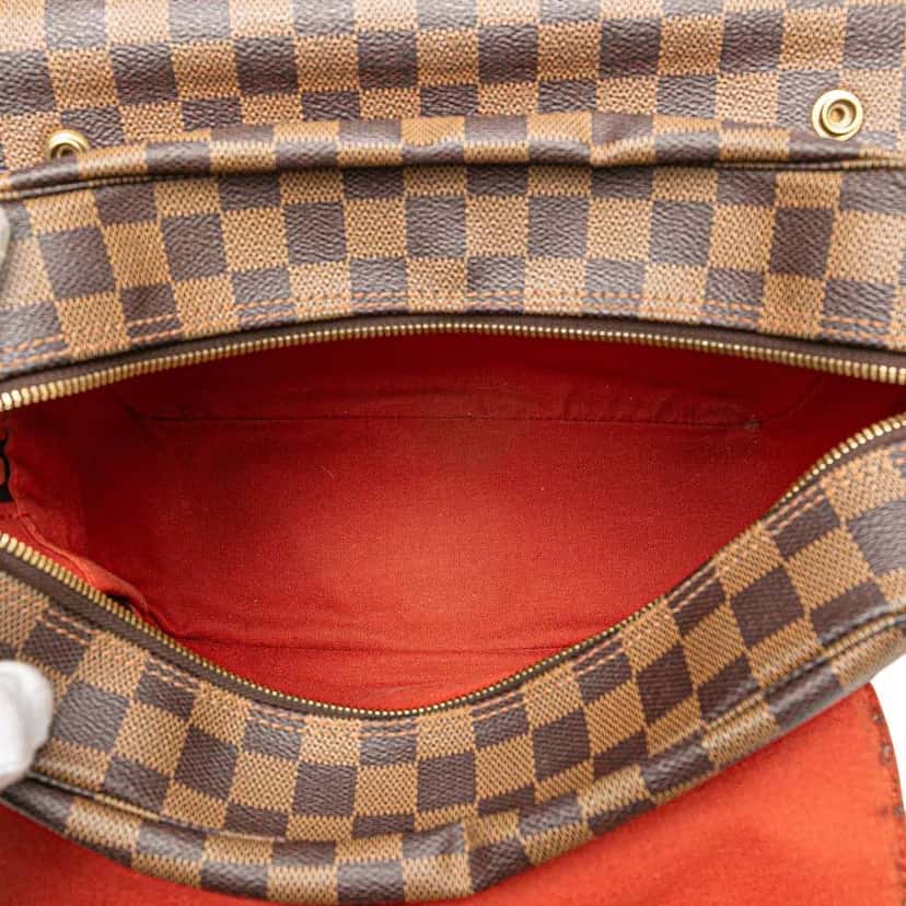 Louis Vuitton Damier Ebene Naviglio Brown Canvas Good condition - Model View