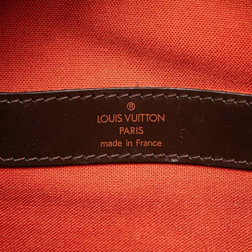 Louis Vuitton Damier Ebene Naviglio Brown Canvas Good condition - Box View