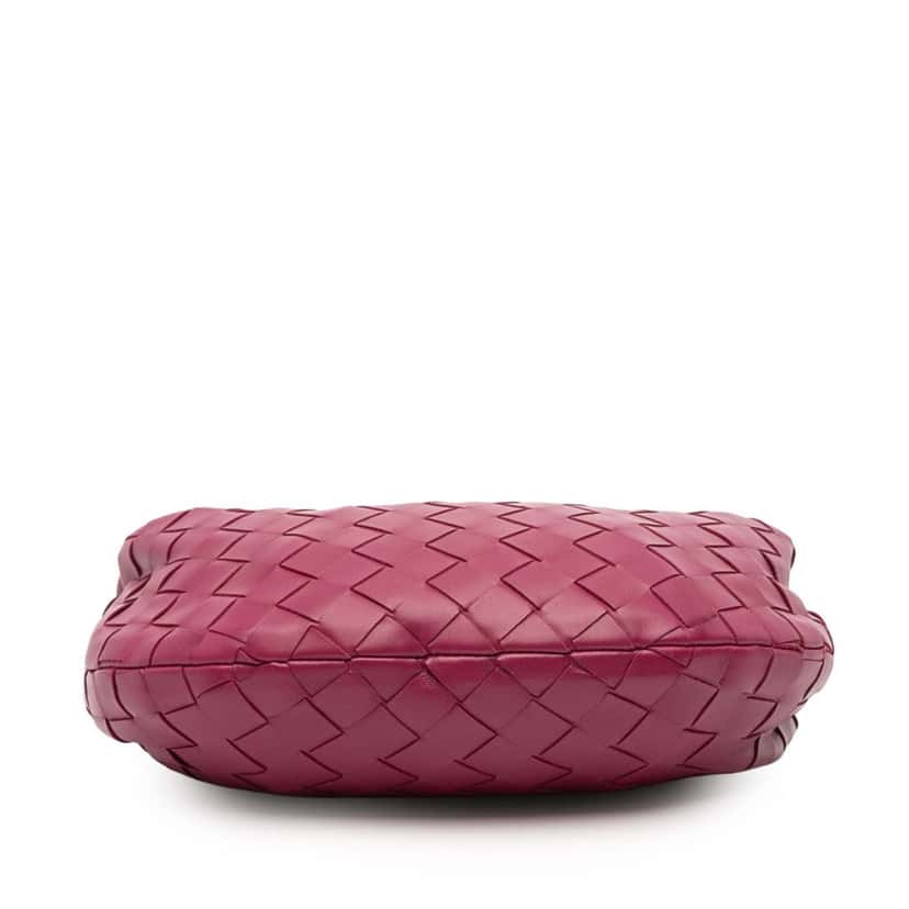Bottega Veneta Mini Nappa Intrecciato Jodie Pink Leather Good condition - Inside View