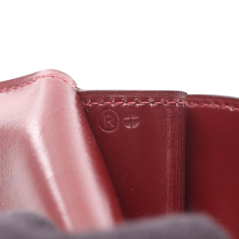 Hermès Box Calf Pochette Rio Red Leather Good condition - Model View