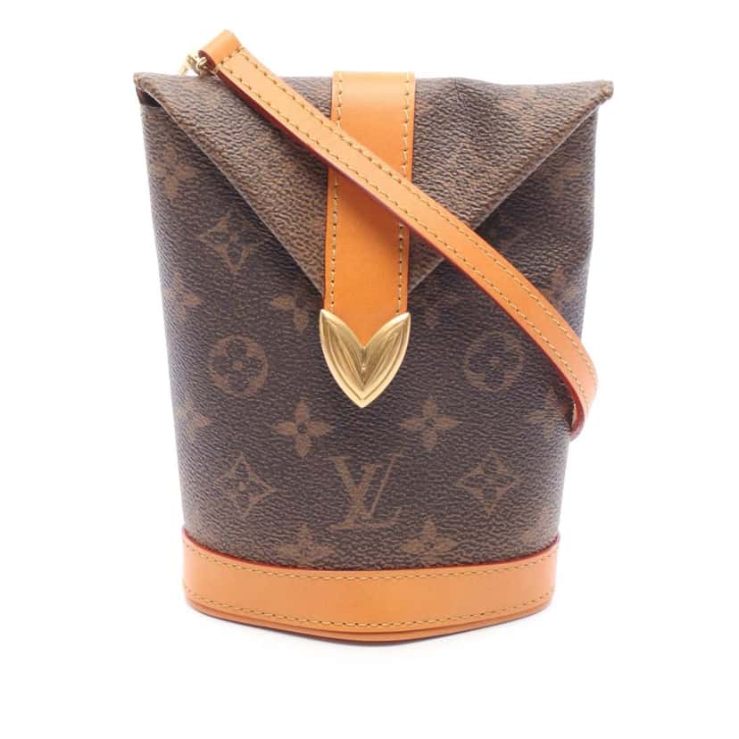 Louis Vuitton Monogram Dust Envelope Pouch Brown Canvas Good condition - Front View