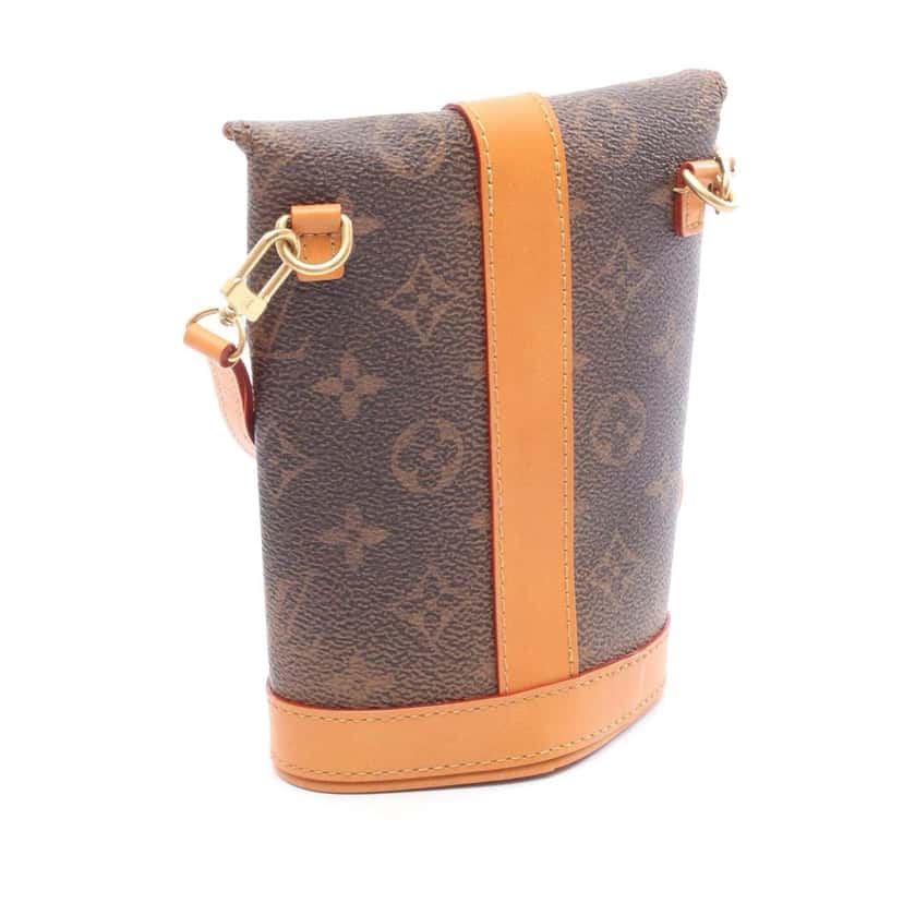 Louis Vuitton Monogram Dust Envelope Pouch Brown Canvas Good condition - Back View