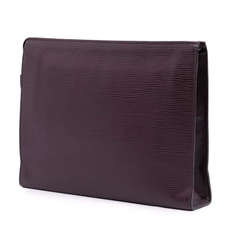 Louis Vuitton Epi Toiletry Pouch 26 Brown Leather Good condition - Back View