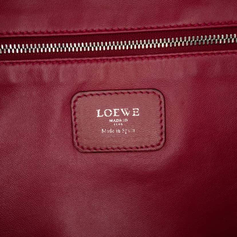 Loewe Tricolor Leather Amazona 36 Red Leather Good condition - Box View