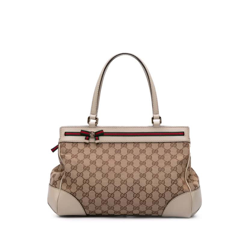 Gucci GG Canvas Mayfair Tote Brown Canvas Good condition - Front View
