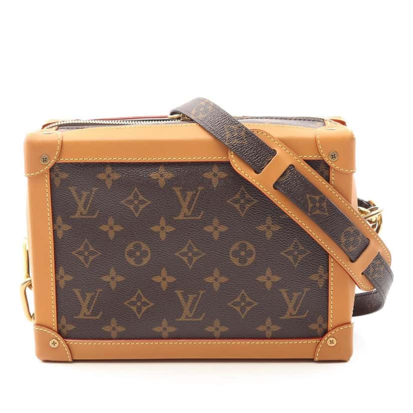 Louis Vuitton Monogram Soft Trunk Brown Canvas Good condition - Front View