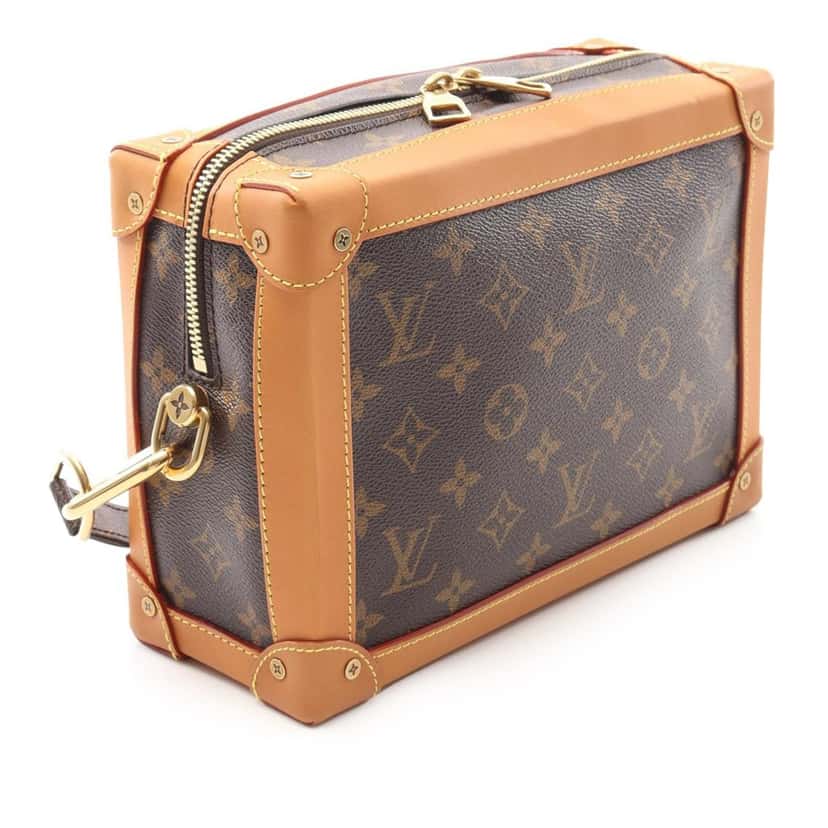 Louis Vuitton Monogram Soft Trunk Brown Canvas Good condition - Back View