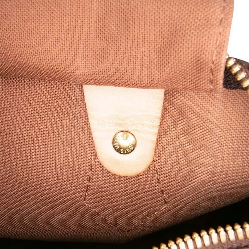 Louis Vuitton Monogram Speedy Bandouliere 30 Brown Canvas Fair condition - Box View