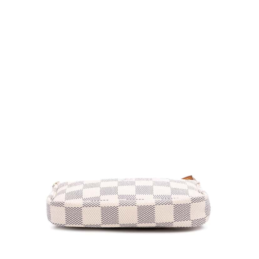 Louis Vuitton Damier Azur Mini Pochette Accessoires White Canvas Good condition - Inside View