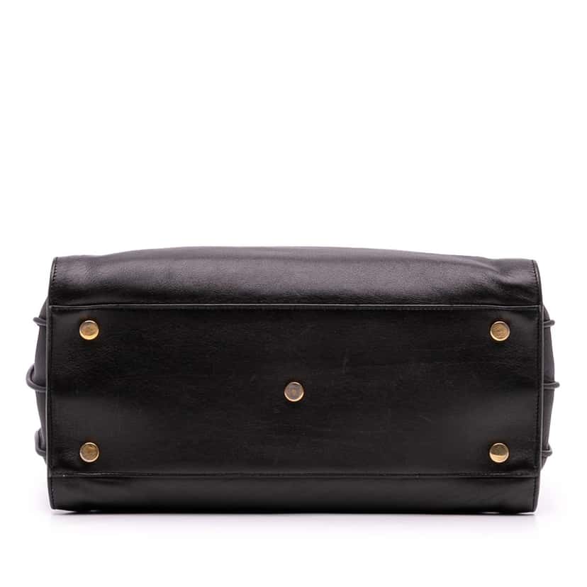 Saint Laurent Small Leather Sac De Jour Satchel Black Leather Good condition - Inside View