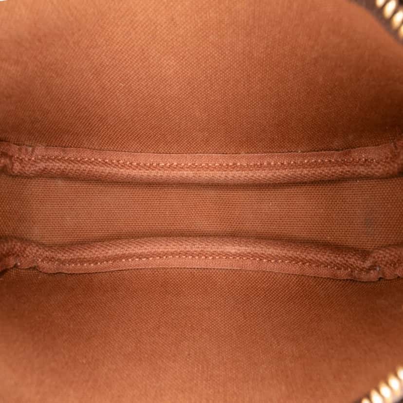 Louis Vuitton Monogram Mini Pochette Accessoires Brown Canvas Good condition - Model View
