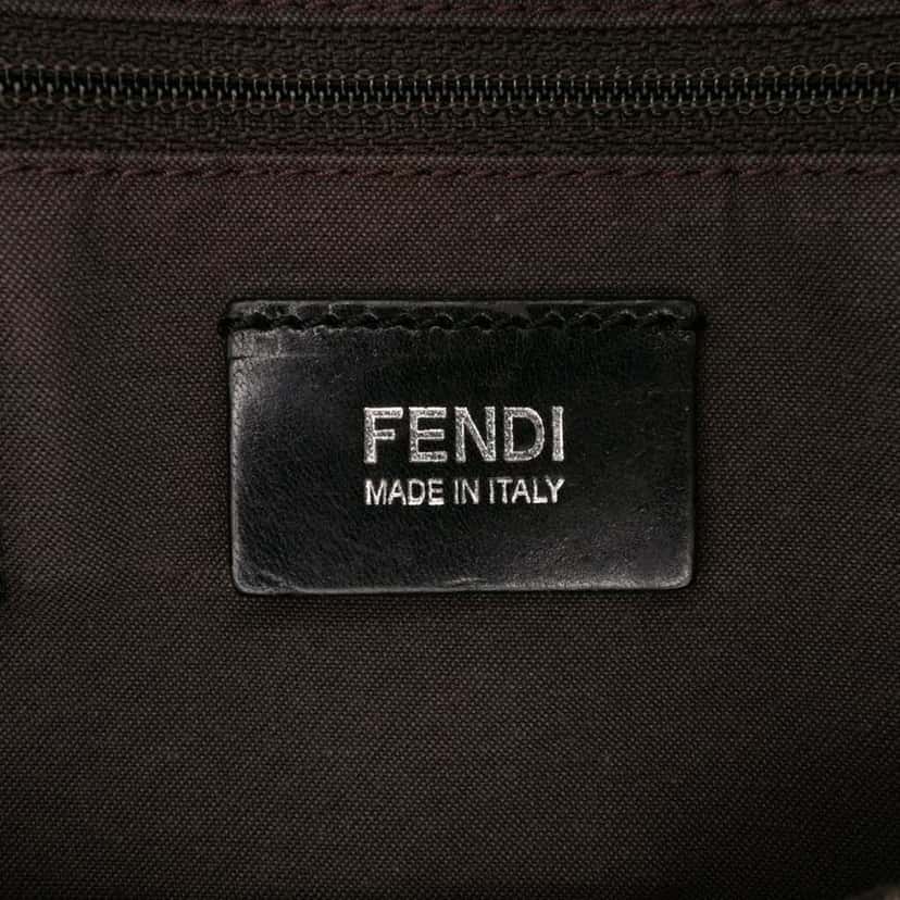 Fendi Zucca Canvas Tall Tote Black Canvas Good condition - Box View