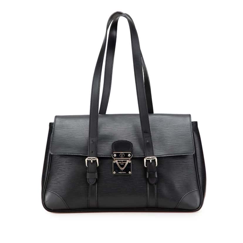 Louis Vuitton Epi Segur MM Black Leather Good condition - Front View