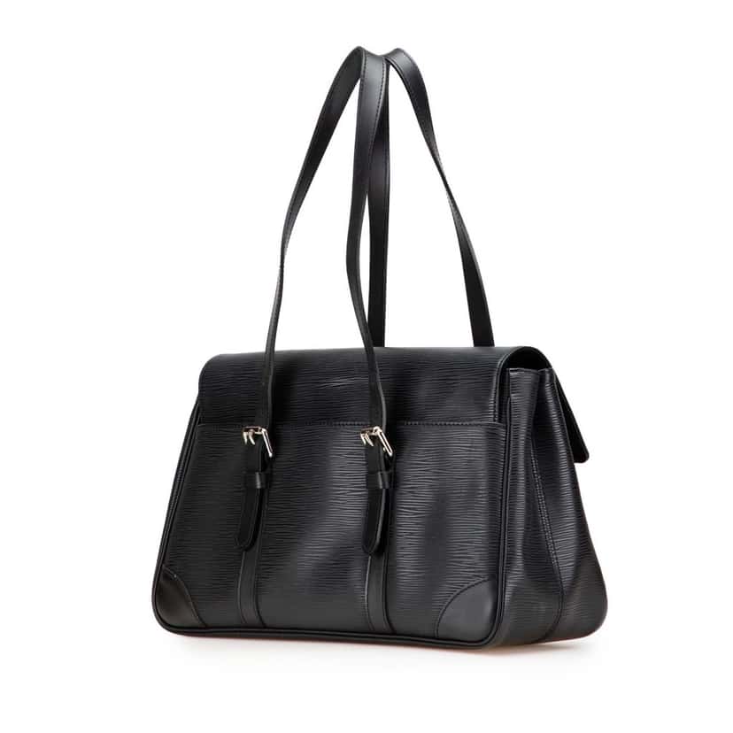 Louis Vuitton Epi Segur MM Black Leather Good condition - Back View