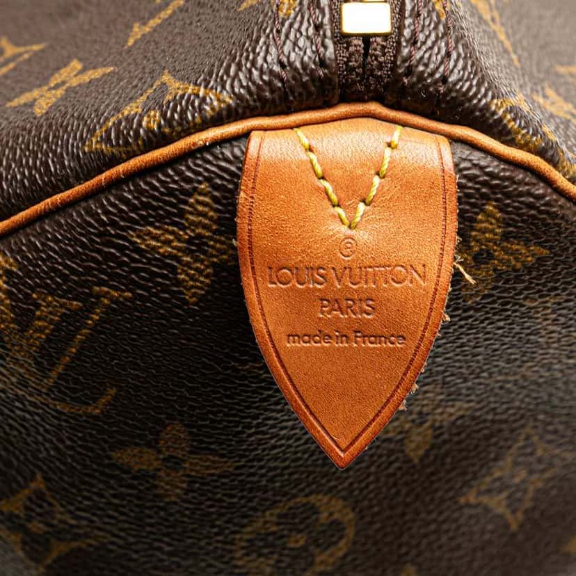 Louis Vuitton Monogram Speedy 40 Brown Canvas Good condition - Box View
