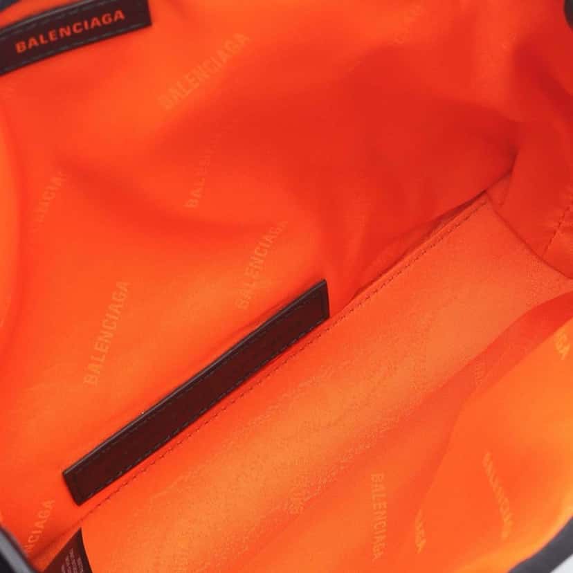 Balenciaga Nylon Navy Cabas Tote XS Black Good condition - Inside View