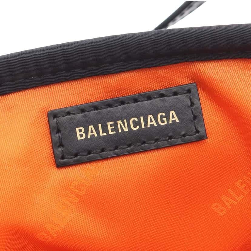 Balenciaga Nylon Navy Cabas Tote XS Black Good condition - Model View
