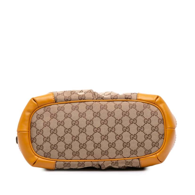 Gucci GG Canvas Sukey Satchel Brown Canvas Good condition - Inside View