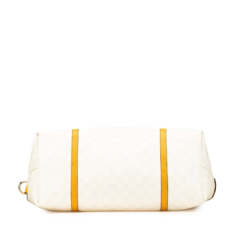 Gucci Medium GG Supreme Joy Tote White Canvas Good condition - Inside View