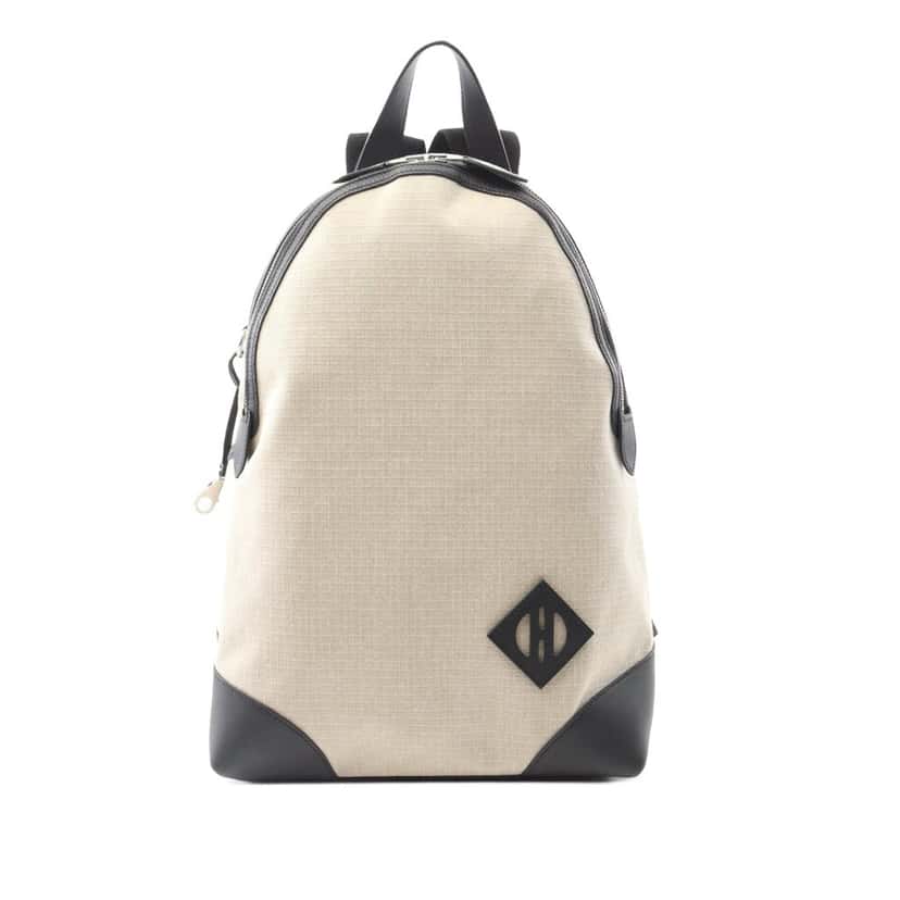 Hermès Bivouac and Swift Allback Backpack Brown Canvas Good condition - Front View