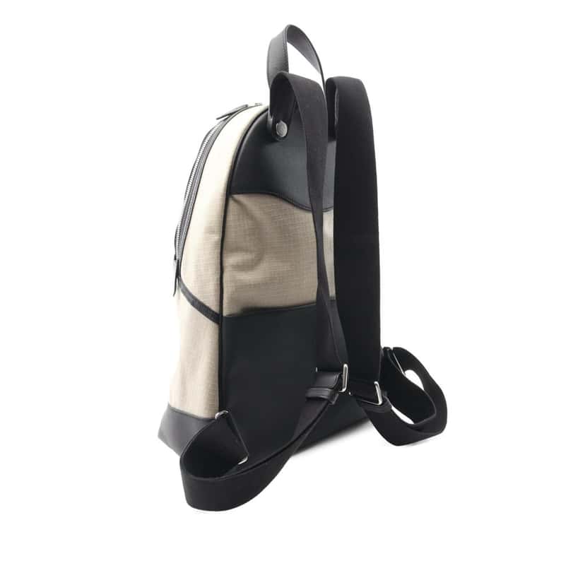 Hermès Bivouac and Swift Allback Backpack Brown Canvas Good condition - Back View