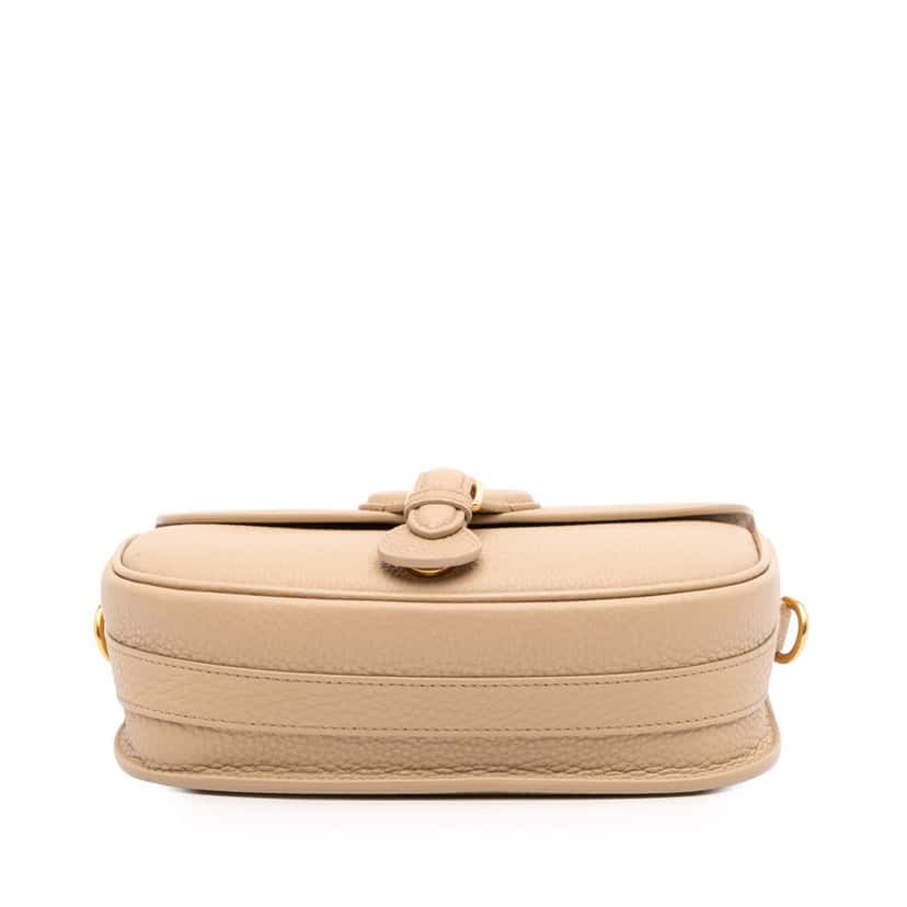 Dior Medium Grained Calfskin Bobby Crossbody Brown Leather Good condition - Inside View