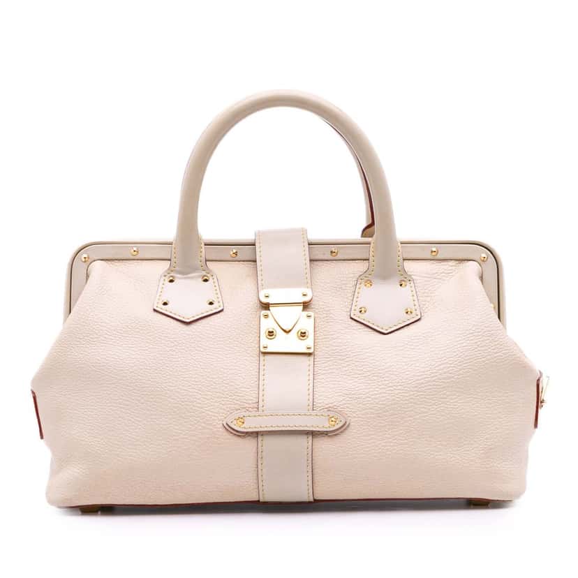 Louis Vuitton Suhali Lingenieux PM White Leather Good condition - Front View