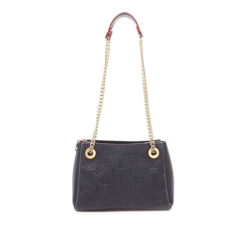 Louis Vuitton Monogram Empreinte Surene BB Blue Leather Good condition - Front View