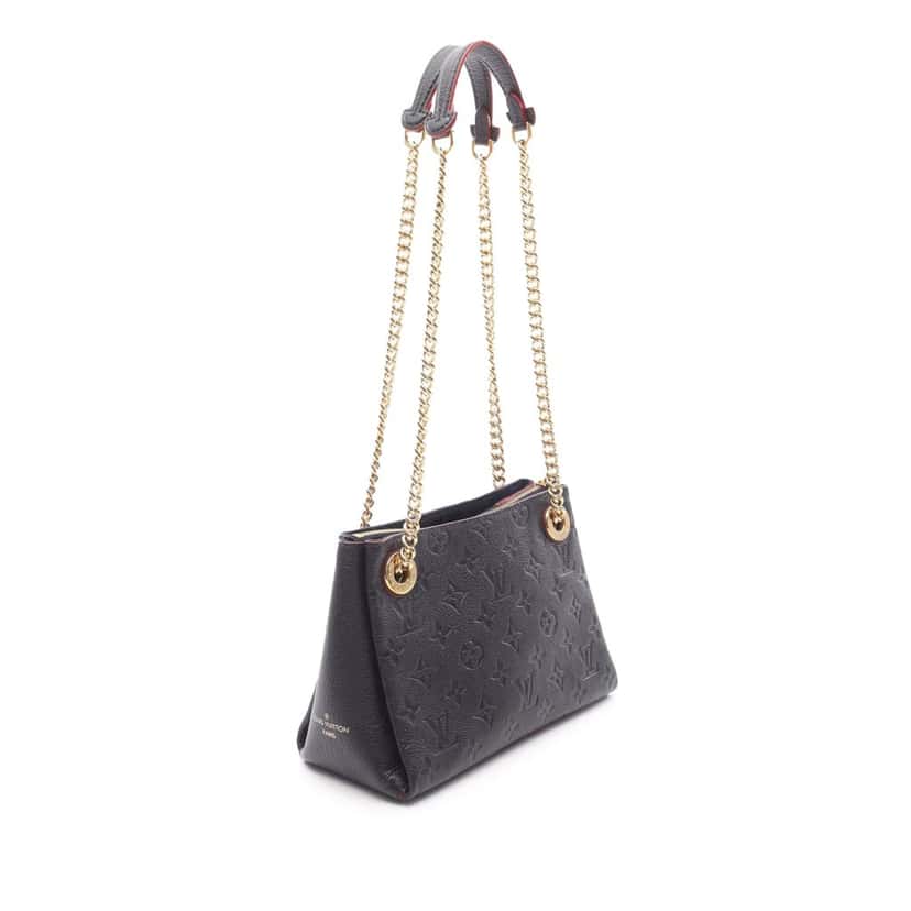 Louis Vuitton Monogram Empreinte Surene BB Blue Leather Good condition - Back View