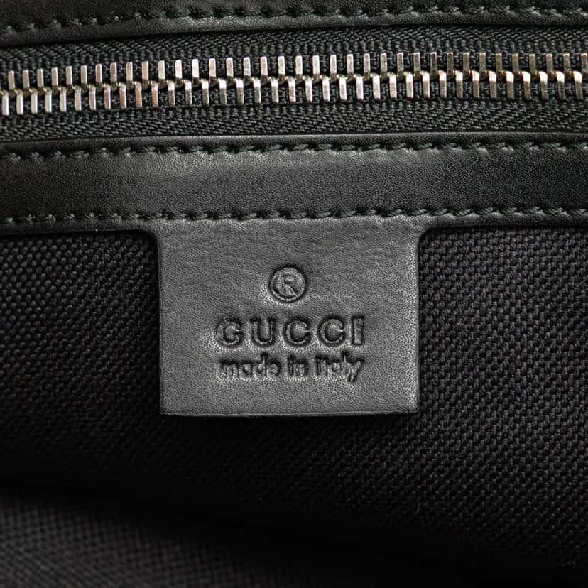 Gucci GG Supreme Convertible Soft Tote Black Canvas Good condition - Box View