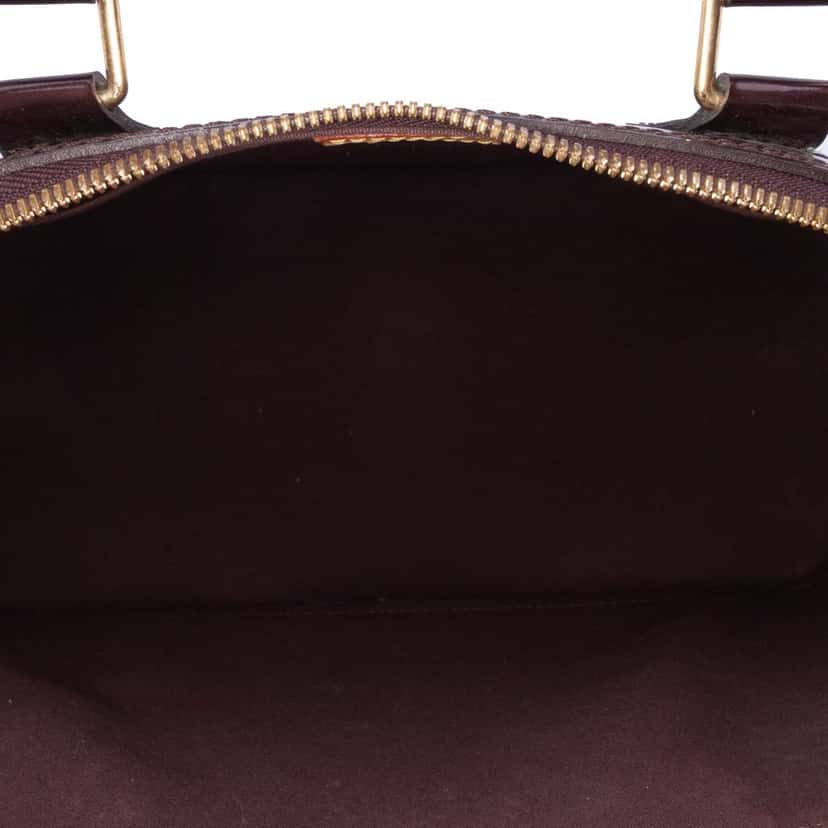 Louis Vuitton Monogram Vernis Alma GM Purple Leather Good condition - Model View