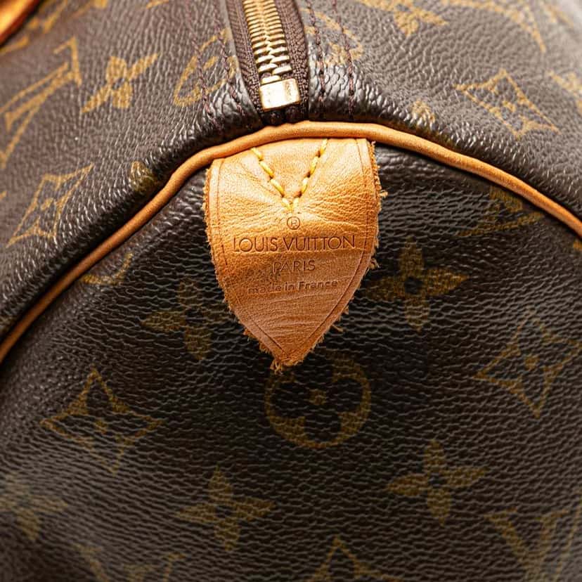 Louis Vuitton Monogram Speedy 35 Brown Canvas Good condition - Box View