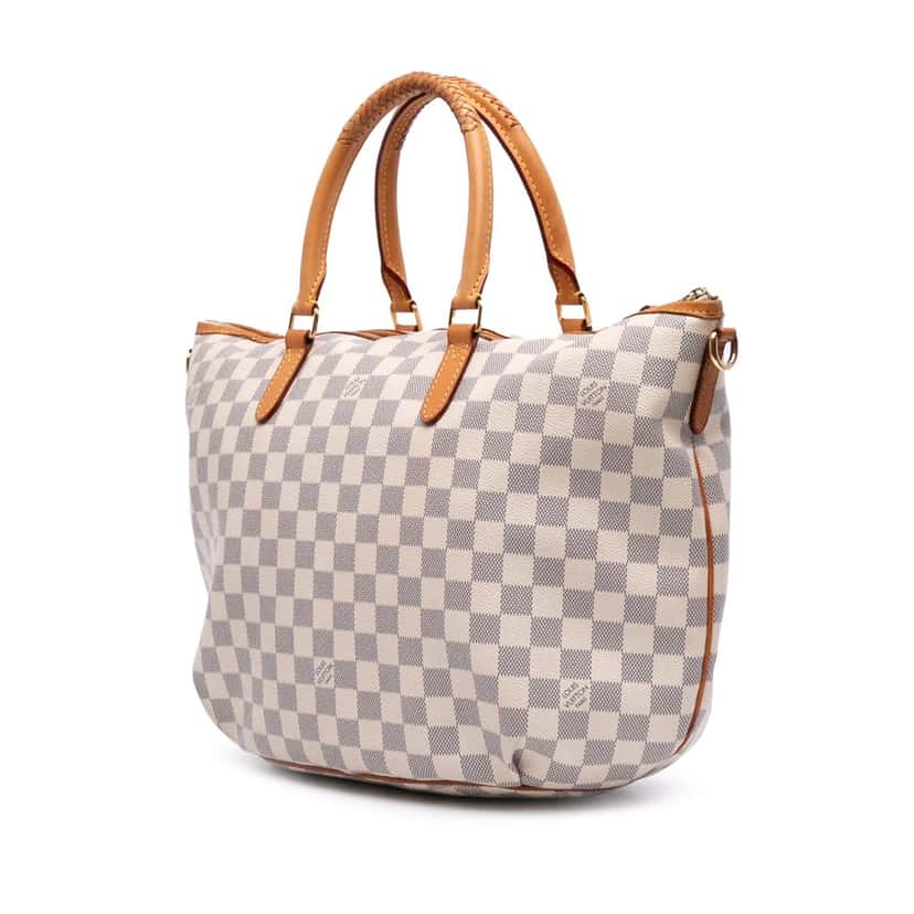 Louis Vuitton Damier Azur Riviera MM White Canvas Good condition - Back View