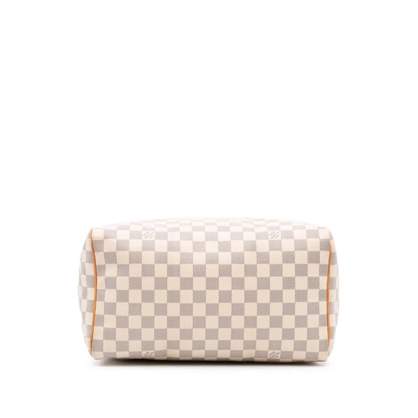 Louis Vuitton Damier Azur Speedy 30 White Canvas Good condition - Inside View