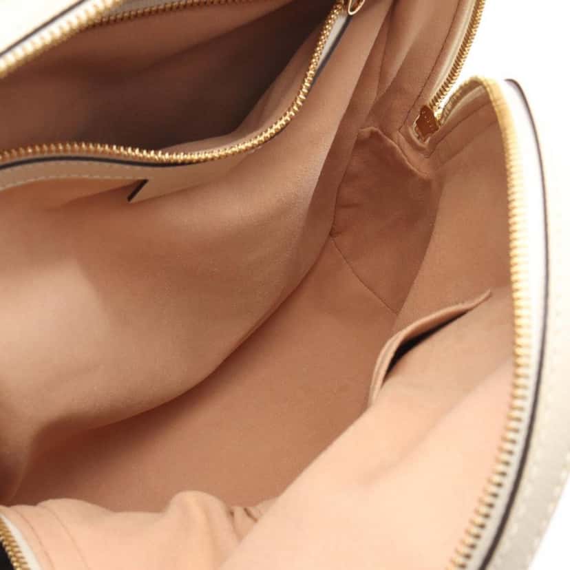 Gucci GG Supreme Les Pommes Apple and Heart Backpack Brown Canvas Good condition - Inside View