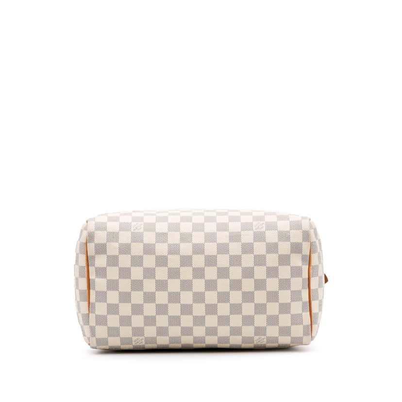 Louis Vuitton Damier Azur Speedy 30 White Canvas Good condition - Inside View
