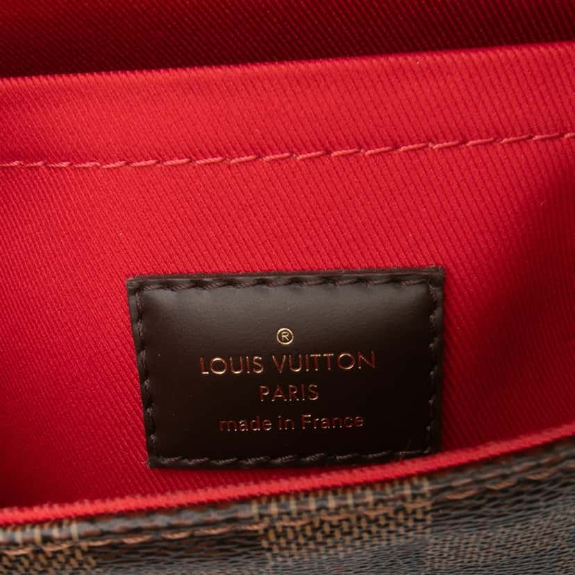 Louis Vuitton Damier Ebene Croisette Brown Canvas Good condition - Box View