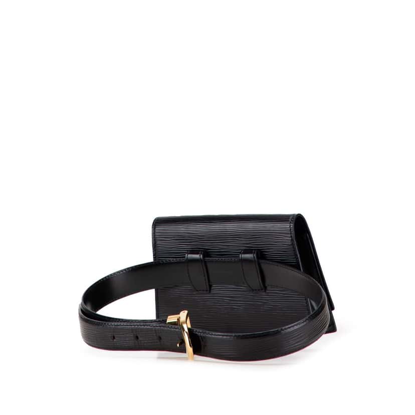 Louis Vuitton Epi Tilsitt Belt Bag Black Leather Good condition - Back View