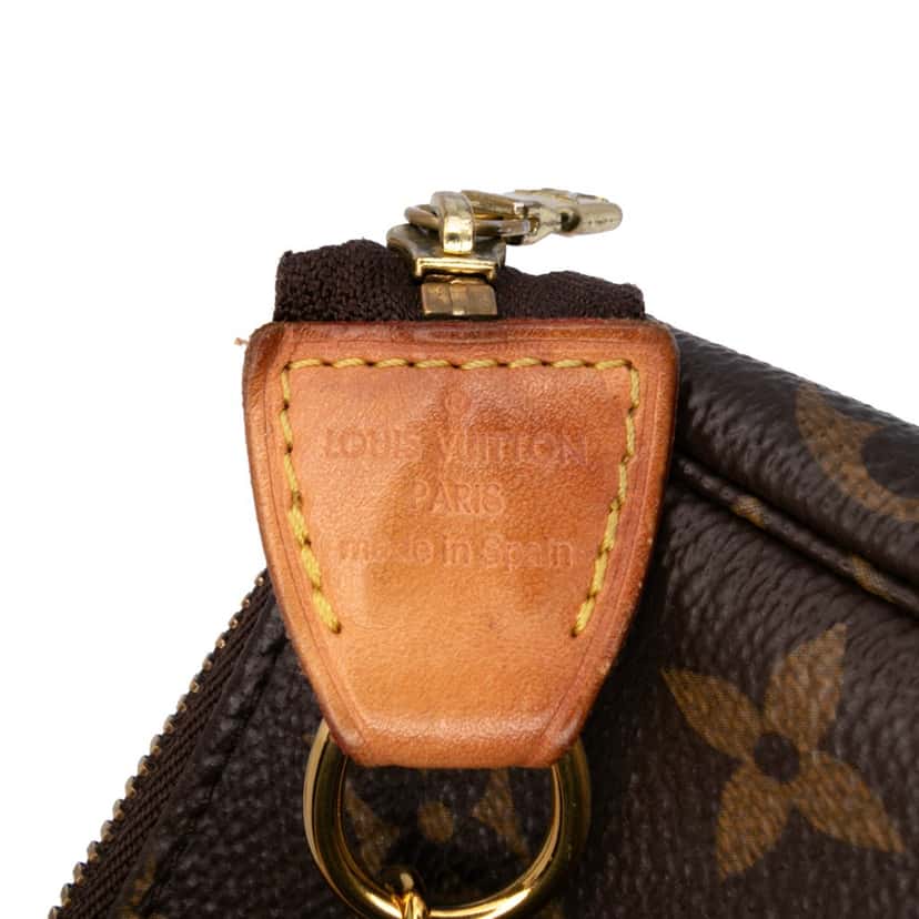 Louis Vuitton Monogram Mini Pochette Accessoires Brown Canvas Good condition - Box View