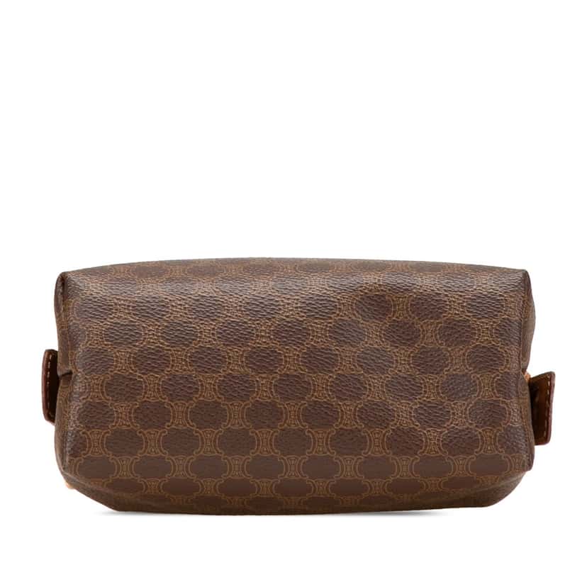 Celine Macadam Coated Canvas Pouch Brown Canvas Good condition - Inside View