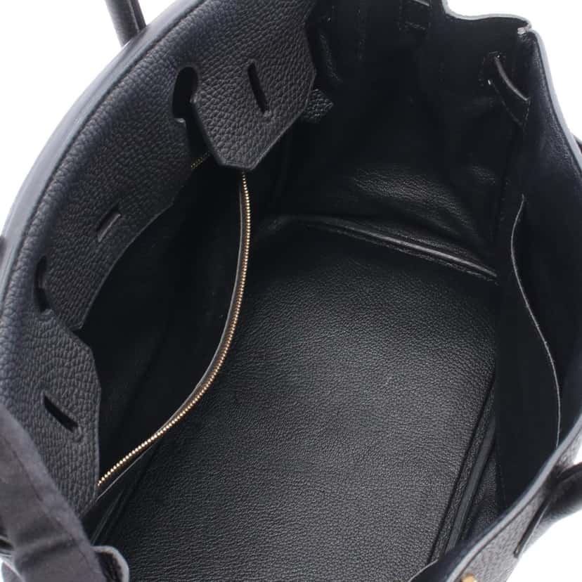 Hermès Togo Birkin Retourne 30 Black Leather Good condition - Inside View