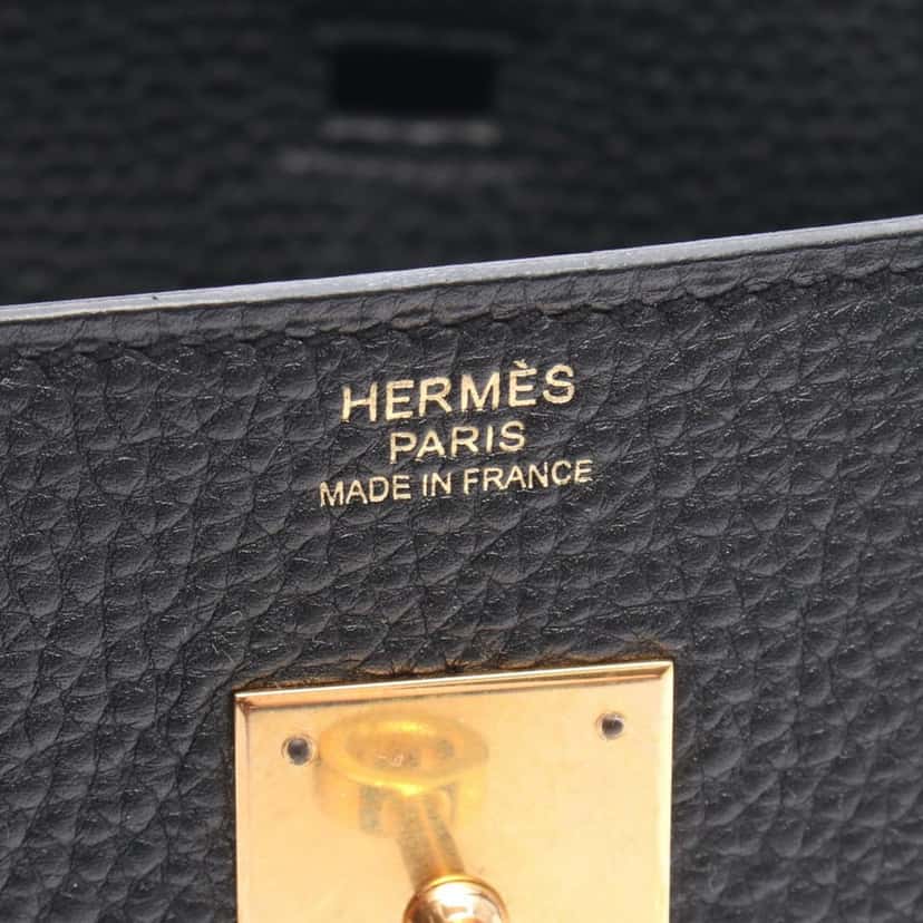 Hermès Togo Birkin Retourne 30 Black Leather Good condition - Model View