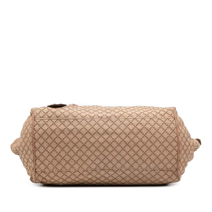 Gucci Diamante Canvas Sukey Satchel Brown Canvas Good condition - Inside View